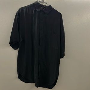 Silk Button Down